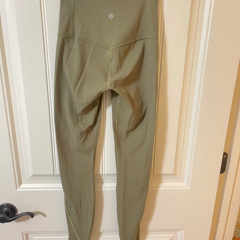 Lululemon Full Length Olive Green Leggings - Picture 2 of 4